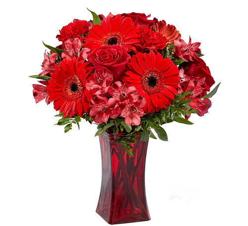 The FTD® Red Reveal Bouquet