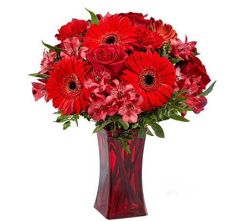 The FTD® Red Reveal Bouquet